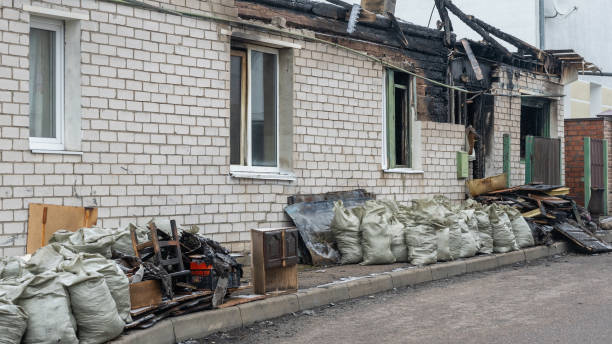 Professional Fire Damage Assessment technician working in South Saint Paul, MN